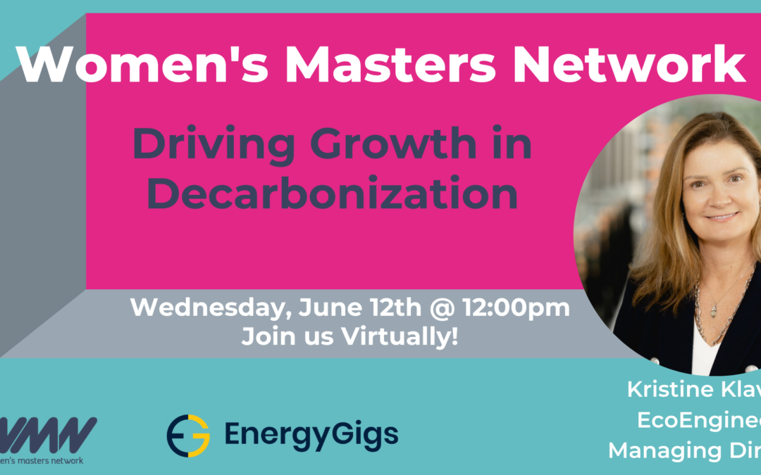 WMN Webinar – Driving Growth in Decarbonization